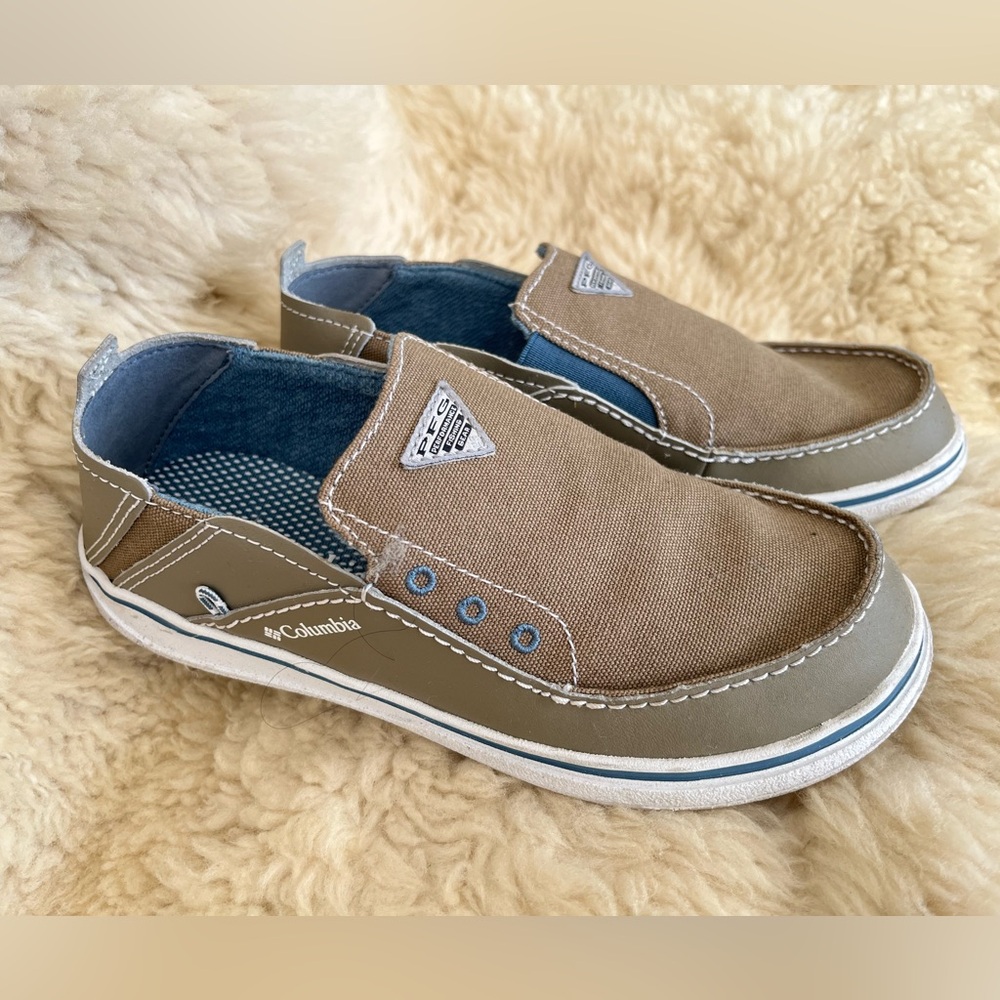 Columbia Kids' Tan Bahama PFG Kids Shoes Size 3